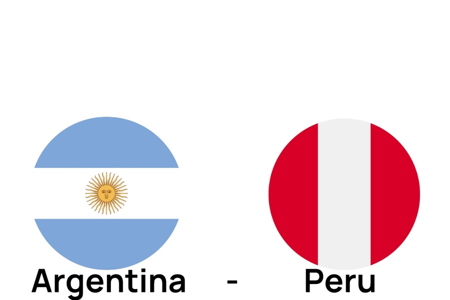 the flags of argentina, peru and argentina