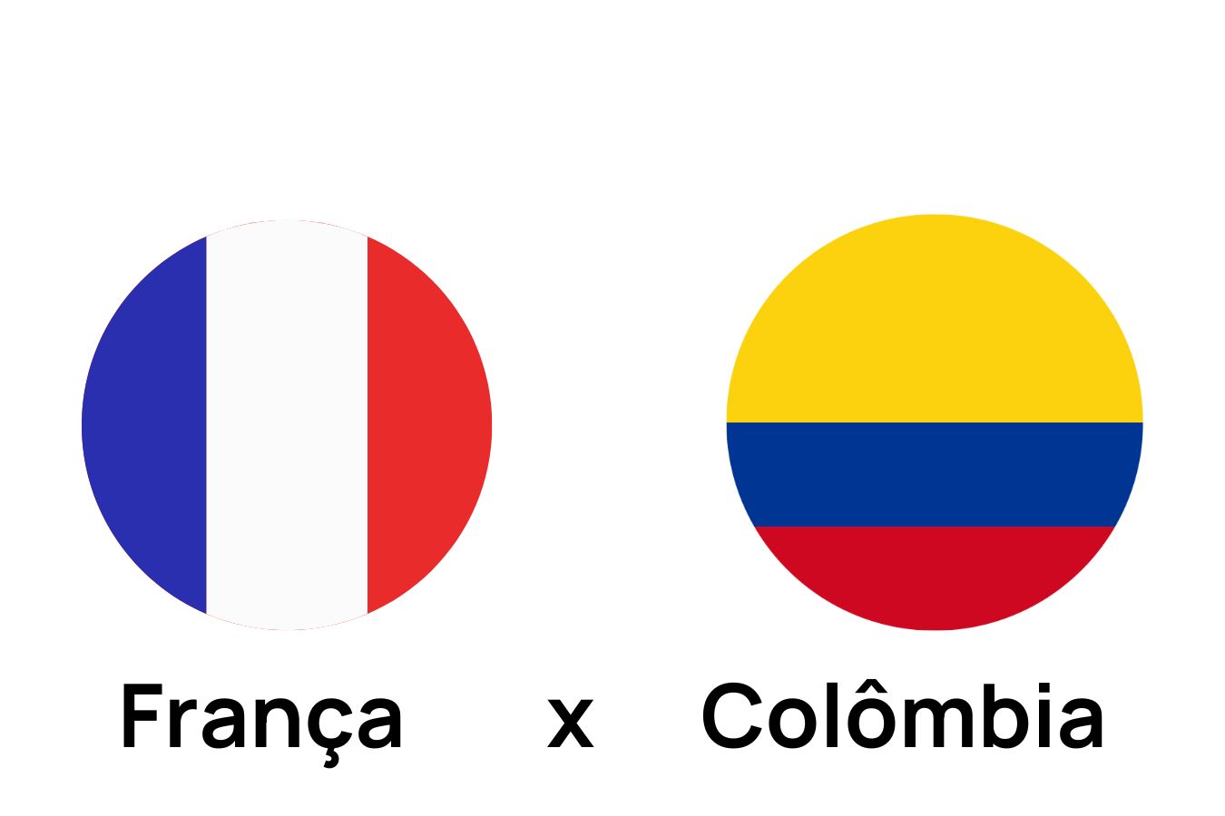 a flag and a ball with the word franca x colombia
