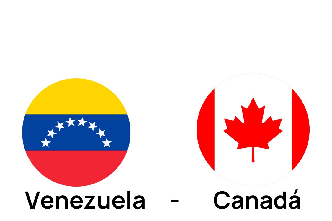 a picture of a flag and a flag of the country of venezuela and canada