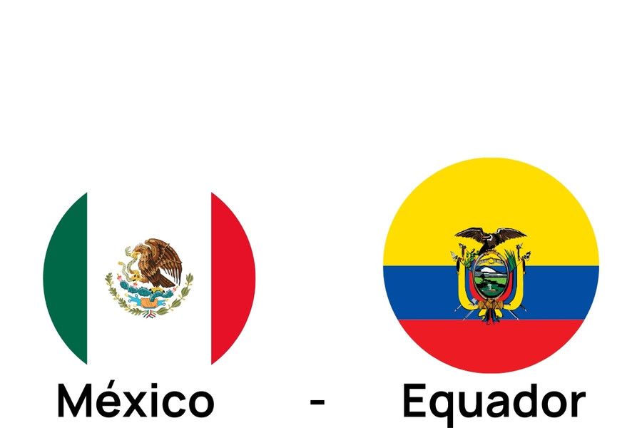 the flags of mexico, mexico, and equador