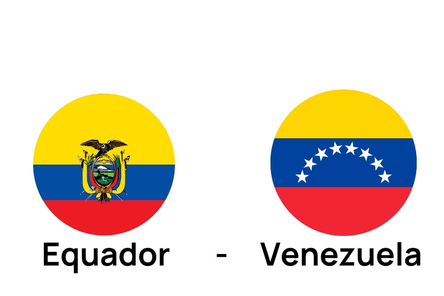 two flags of the country of venezuela and venezuela