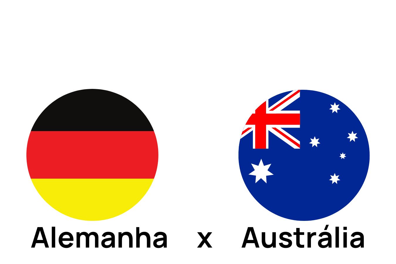 the flags of australia and germany