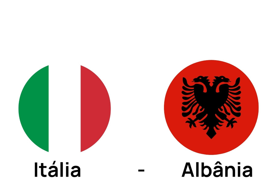 two flags of different countries with the names of them