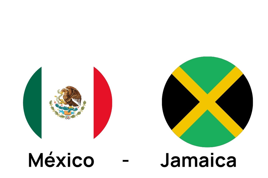 the flags of mexico, jamaica and the united states