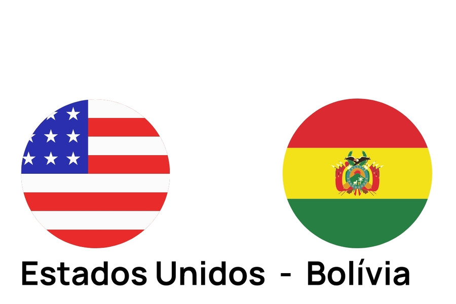 two flags of different countries with the words estdos unidos - boli