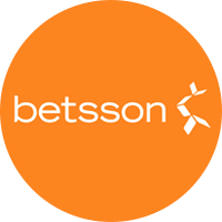 the betsson logo on an orange background