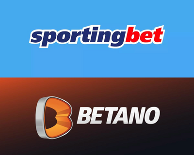 The logos for sporting bet and betano