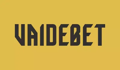 a yellow background with the word vandebet written in black