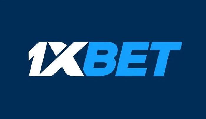 the 1xbet logo on a blue background