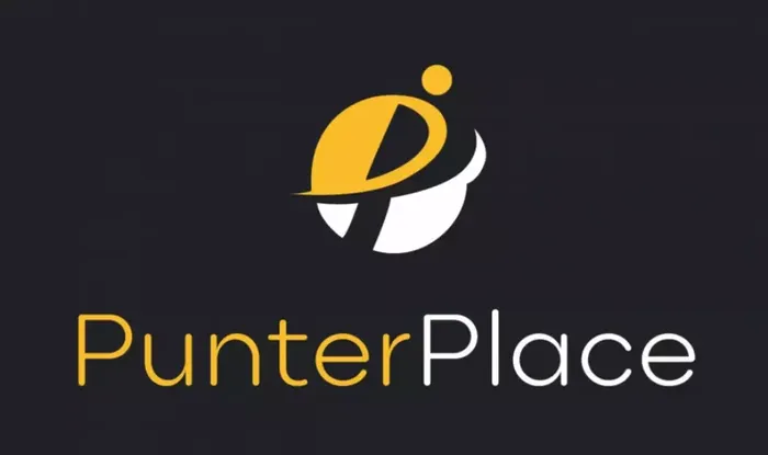 a black and yellow logo for a company