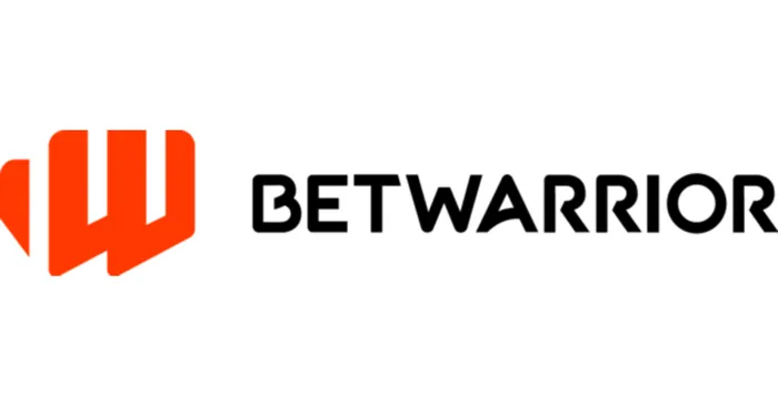 a black and red logo with the words betwarrio