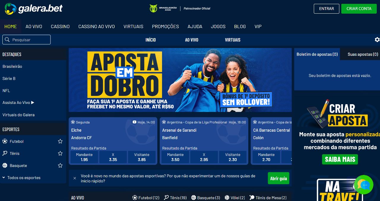 Galera.bet: análise completa do site de apostas - MKT Esportivo