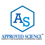 Logo and slogan of Approved Science company