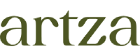 the logo for artza