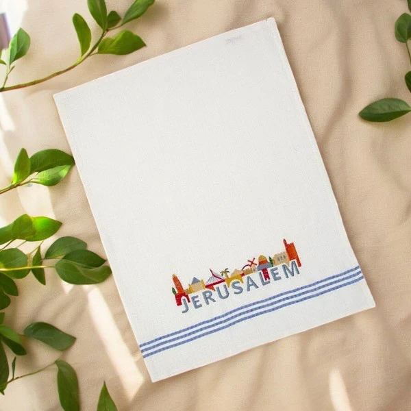 Jerusalem Cityscape Hand Washing Towels