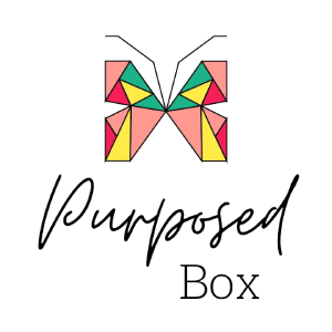 a box with a butterfly on top of it