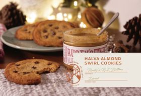 Israeli Christmas recipe - Halva Almond swirl cookies