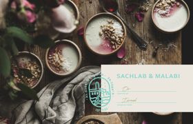 Israeli winter drink recipe -Sachlab and Malabi 