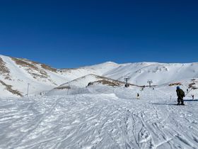 Skiing On Mount Hermon In Israel