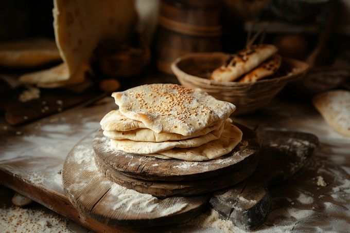 A pita bread.