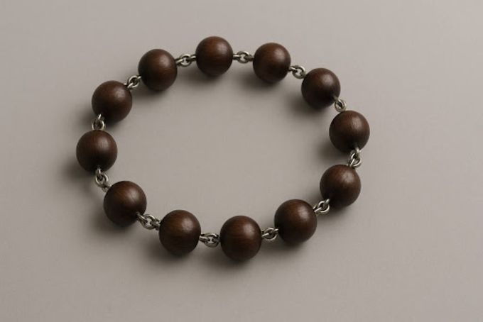 Prayer beads Christian jewelry for women.