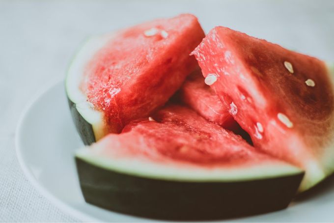 Slices of watermelon.