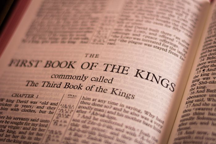 First book of the kings in the bible