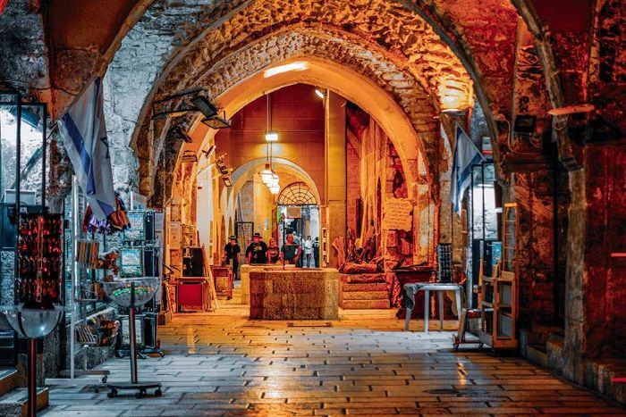 An Israeli street market.