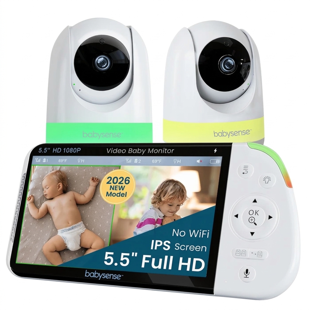 a baby monitor with a baby monitor on top of it