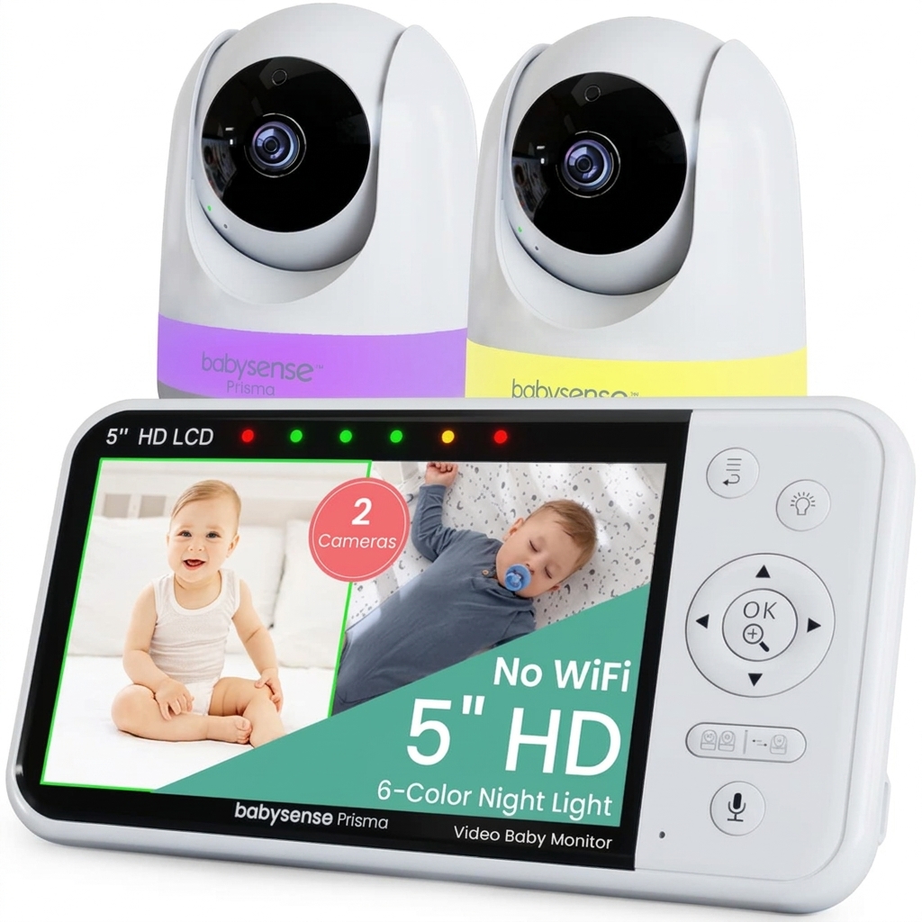 a baby monitor with a camera attached to it