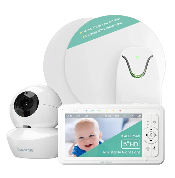 a baby monitor with a camera next to it