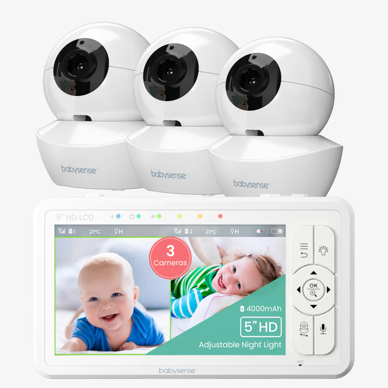 Babysense HDS2 Dual Video Baby Monitor Bundle