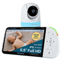 a baby monitor and a baby monitor on a white background