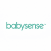 a babysense logo on a white background