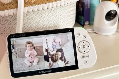 a baby monitor sitting on top of a table