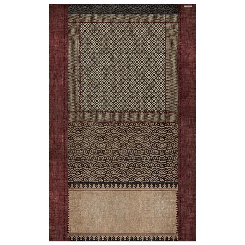 Stock image of the Jasmine Red Patch Work Rug