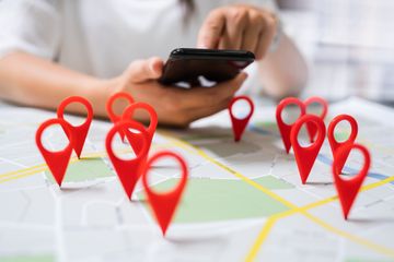 Local Map Pin Marker Search In City