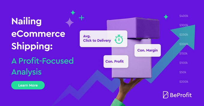 a person holding a box with the words nailing ecommer shipping