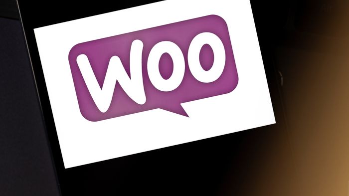 Woocommerce logo on phone display