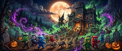 Zombie Cat Apocalypse & Monster Blox: Best Monster Mash-Up Slots This Halloween
