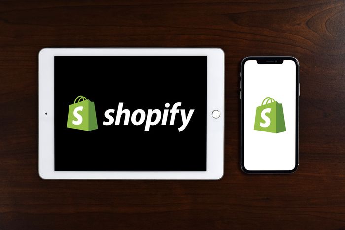 Tablet and cellphone logging into Shopify
