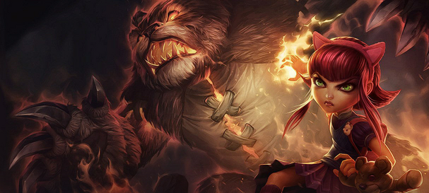 League of Legends' Annie summoning her protector, Tibbers