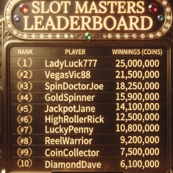 Slot leaderboard
