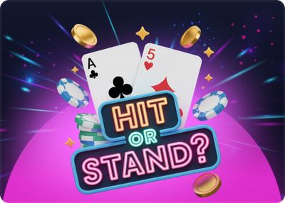 Hit or Stand on 16 in Blackjack Social Casino Game