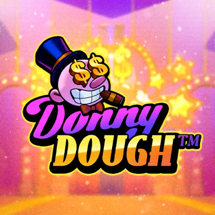 a logo for a game called dummyy dough