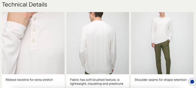 Shopify CRO: 12 data-driven tips to boost your store's conversion rate An example of KIT + ACE product page.