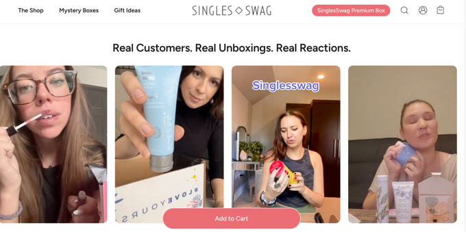 8 CRO recommendations with real-world examples and results An example of how Single Swag uses social proof to improve their CRO.