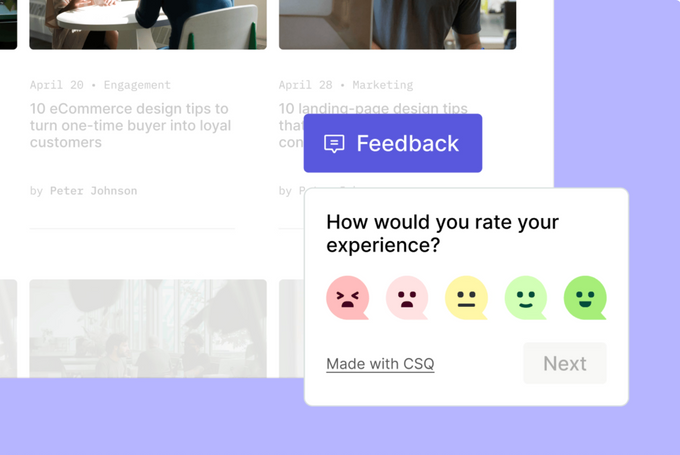 Shopify CRO: 12 data-driven tips to boost your store's conversion rate ESW using surveys to improve their Shopify CRO.
