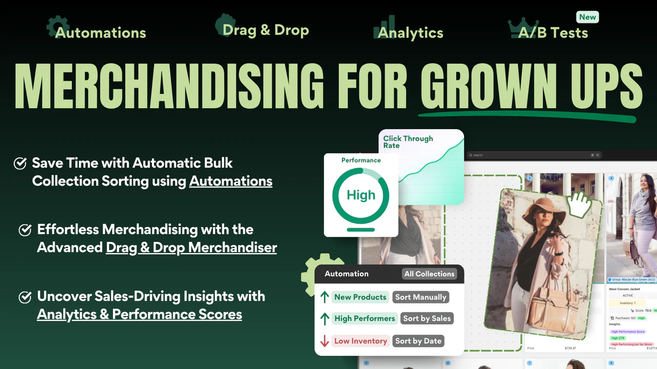 a web page with a picture of a woman in a dress