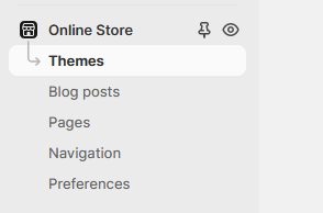 a screenshot of a website's settings
